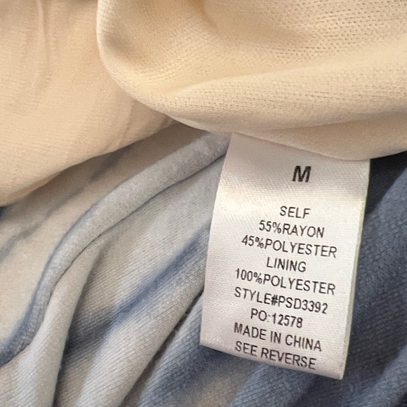 NWOT Polagram Cream Maxi Dress with Ruffle Hem - Picture 7 of 7